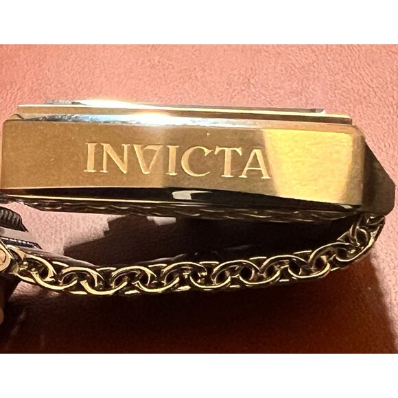 Invicta S1 Rally Chronograph 47244 Mens Watch Monaco Racer Mesh Stainless Square - Picture 9 of 9